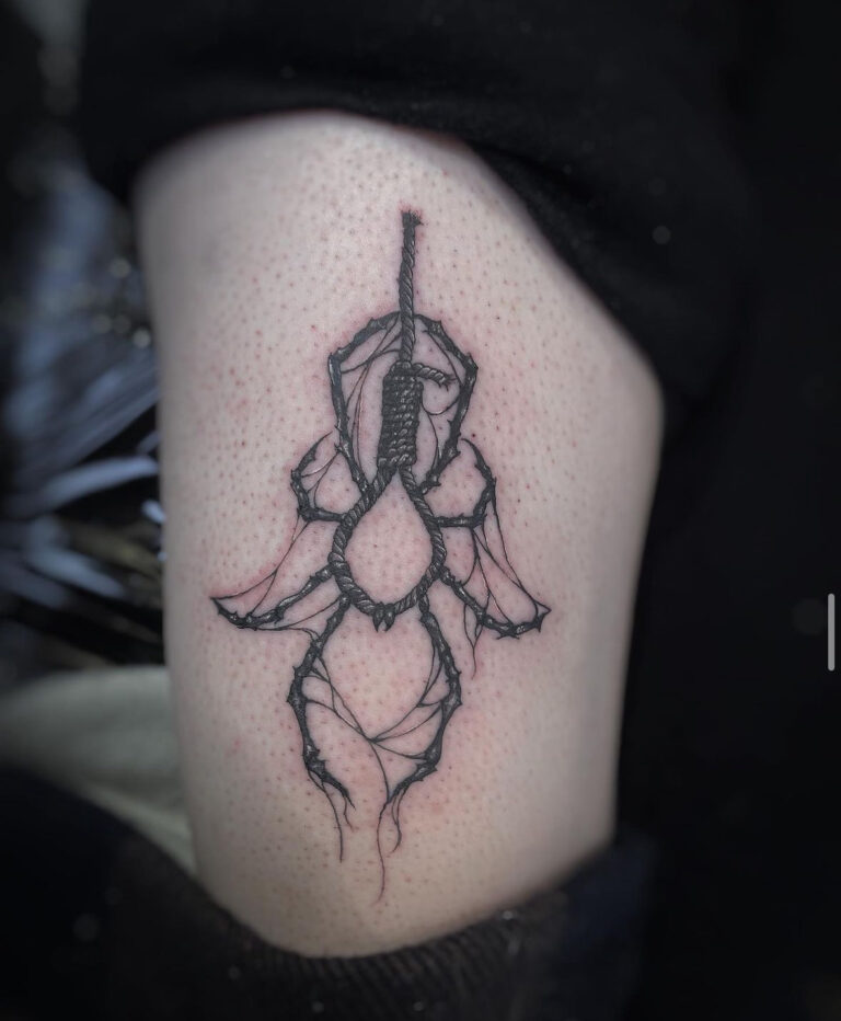 tau-stavanger-jørpeland-tattoo-tatovering-hangman-rope-bnw