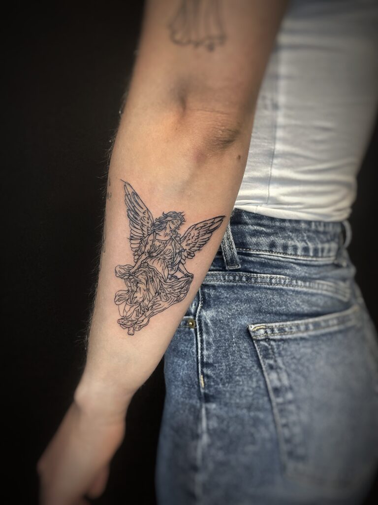 tau-stavanger-jørpeland-tattoo-tatovering-greek-gresk-rome-statue-statue-angel-engel